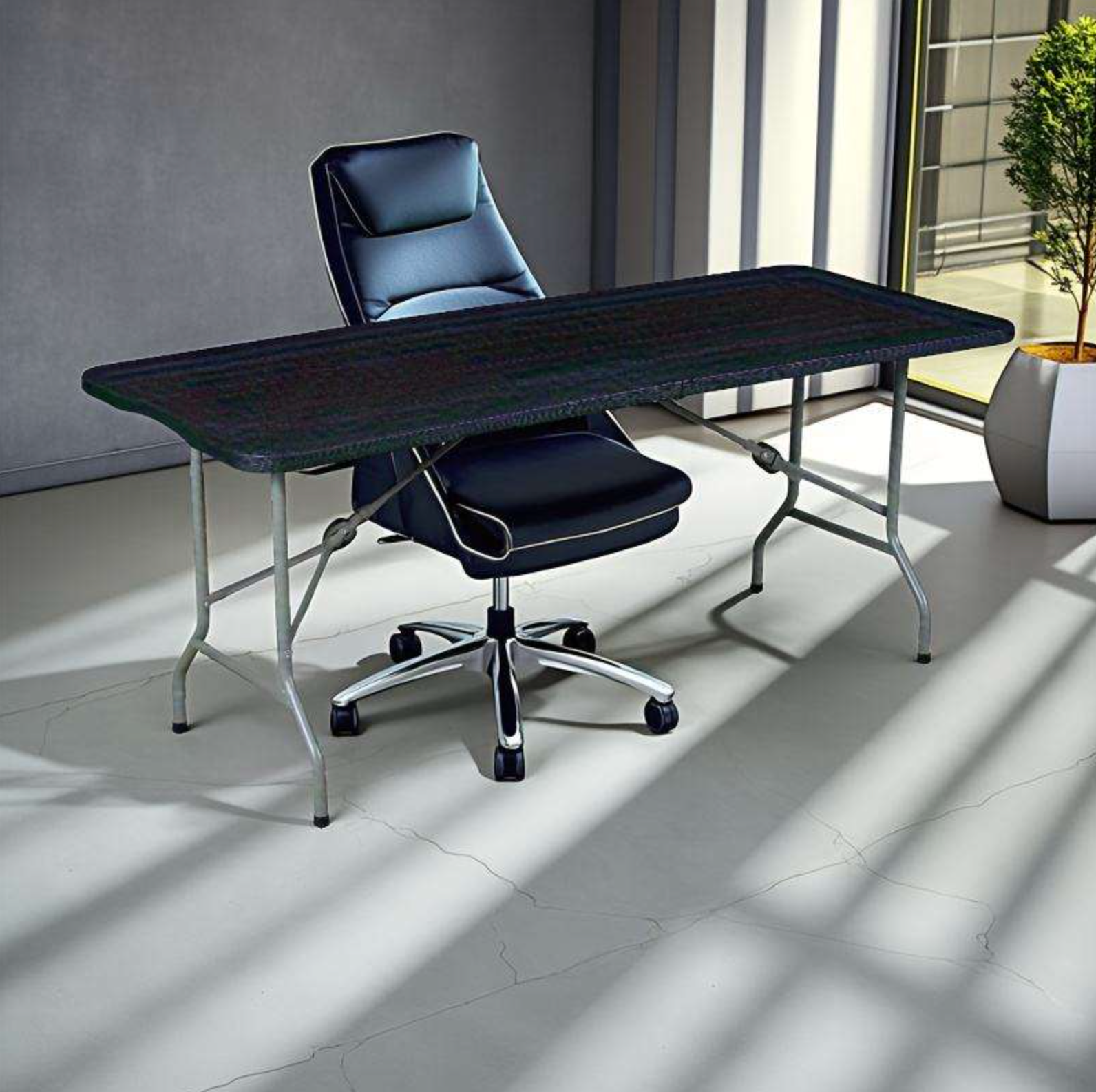 Portable Rectangular Dining & Catering Table