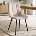 Luxury Velvet Dining Chair with Metal Legs