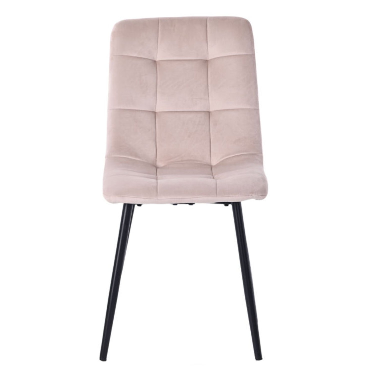 Luxury Velvet Dining Chair with Metal Legs