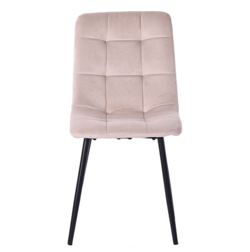 Luxury Velvet Dining Chair with Metal Legs