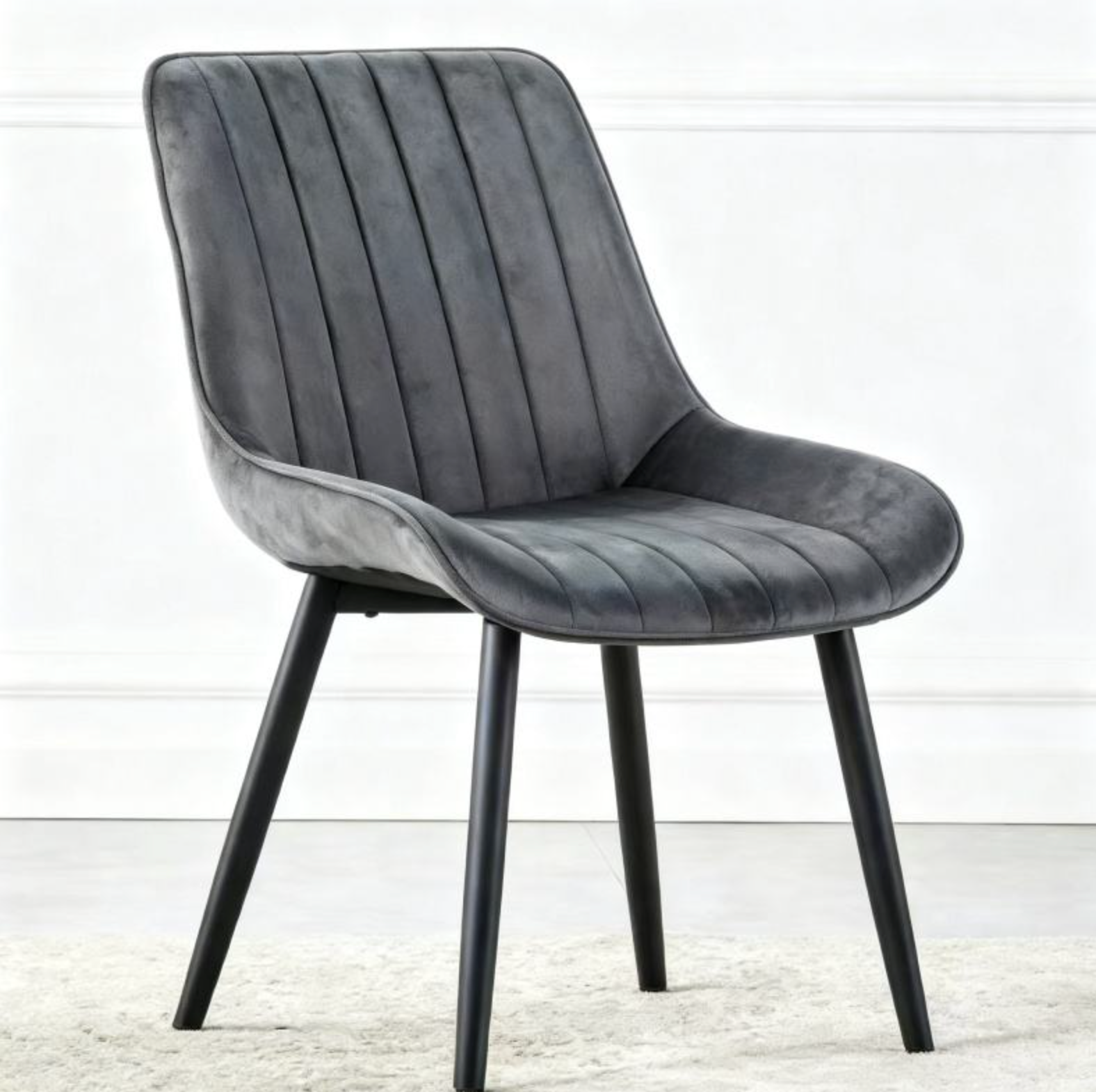 Luxury Nordic Velvet Dining Chair