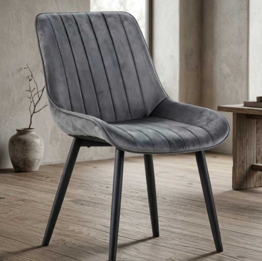 Luxury Nordic Velvet Dining Chair