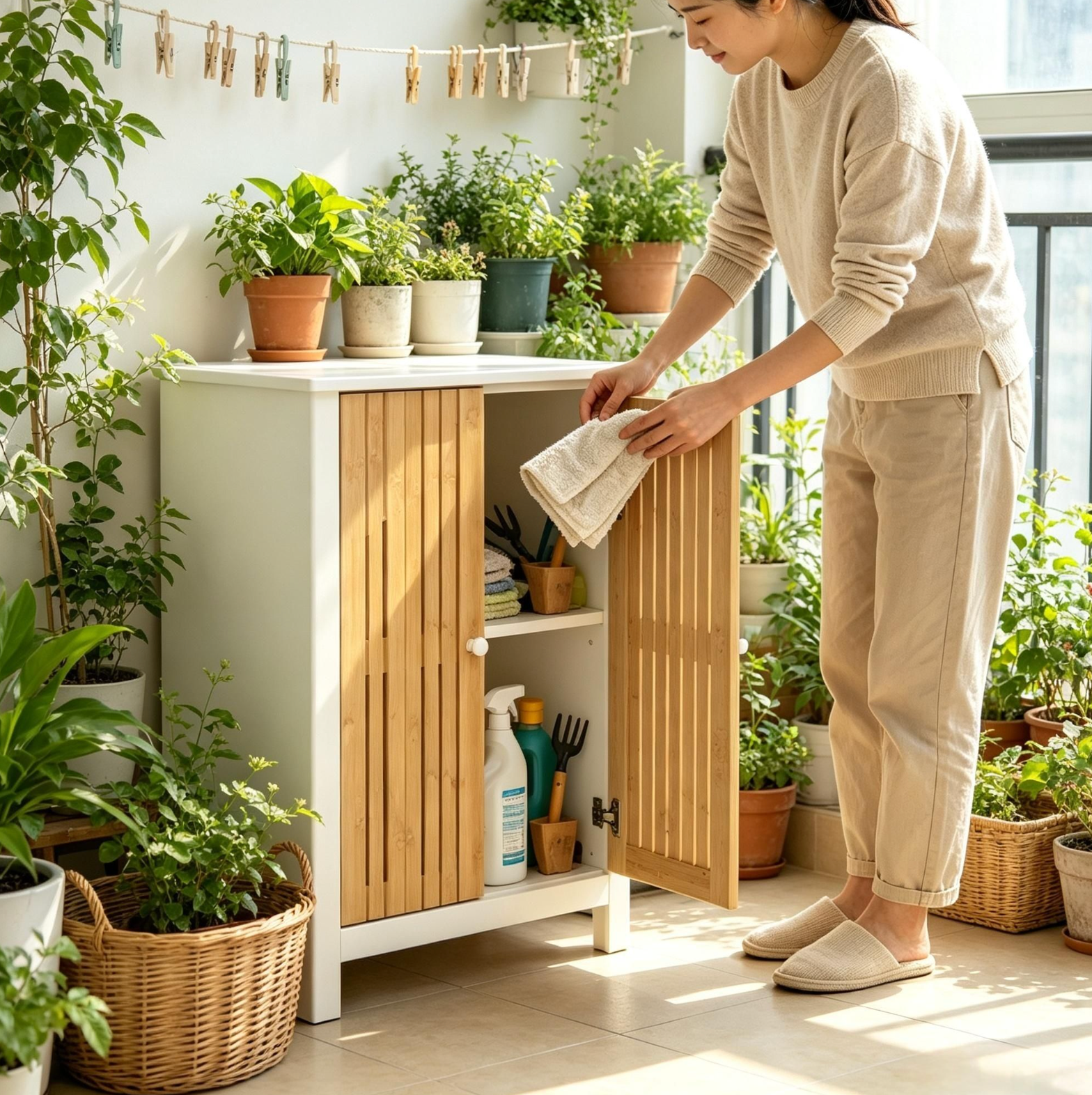 Double-Door Waterproof Storage Organizer