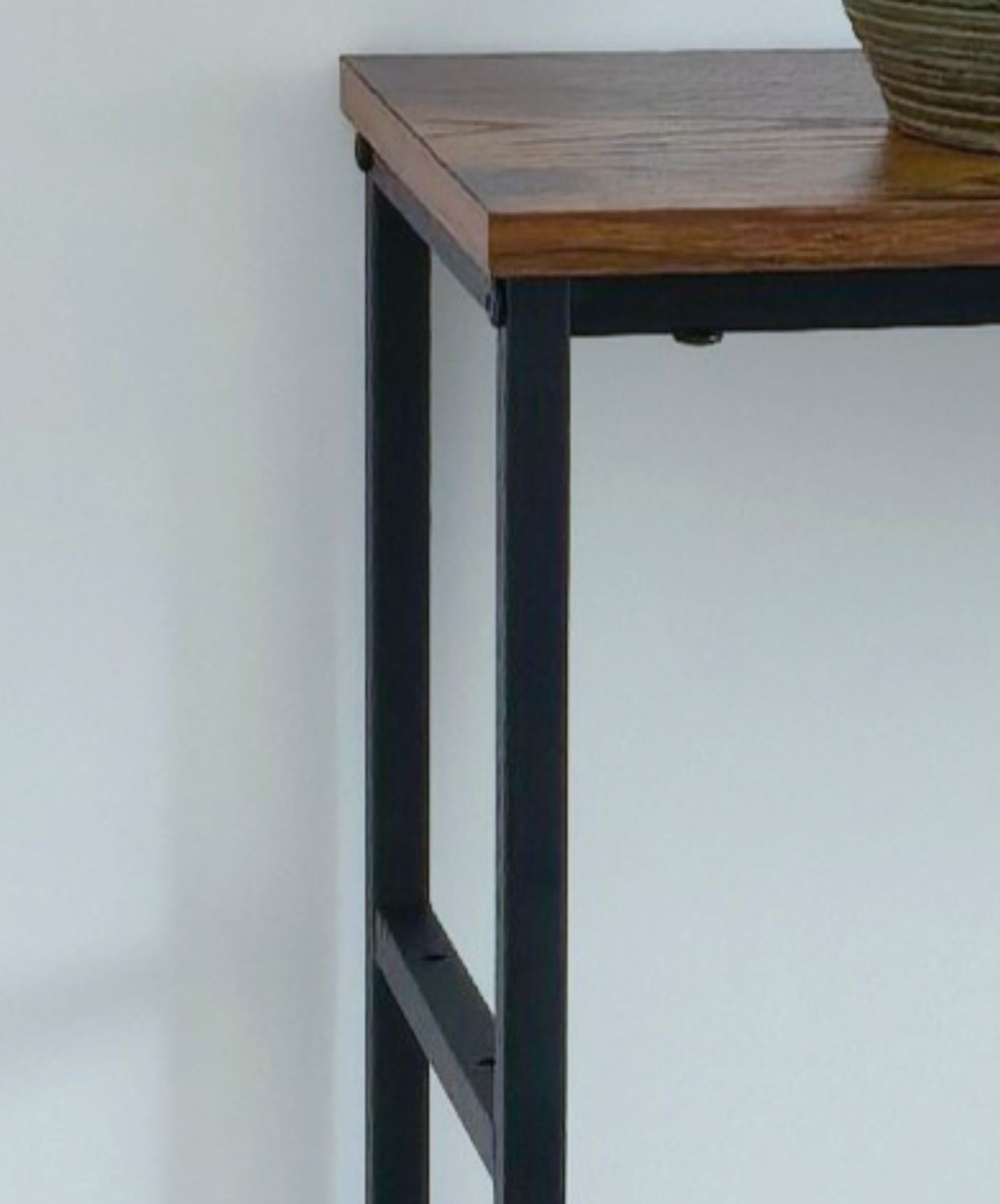 Sleek Metal Console Table